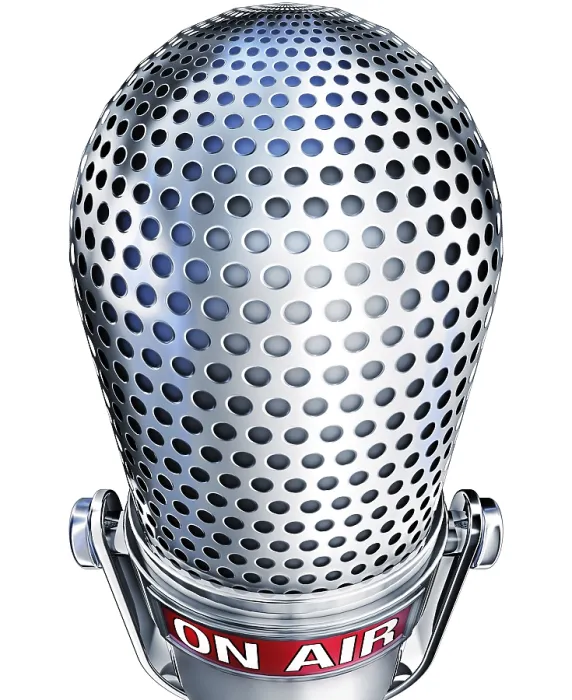 Framed Print : High Resolution 3D Rendering of a Microphone Print