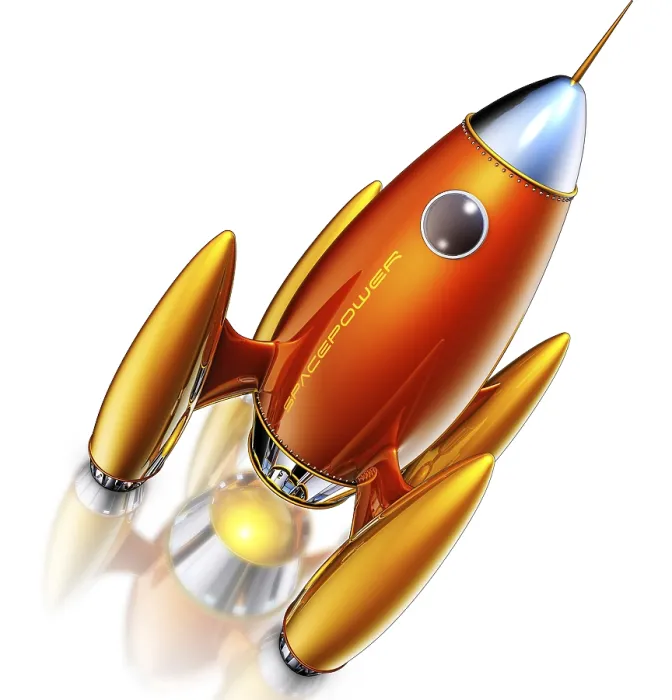 Framed Print : High Resolution 3D Rocket Print Framed Print : High Resolution 3D Rocket Print