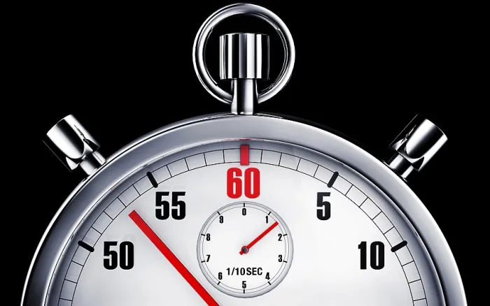 Framed Print : High Resolution 3D Rendering of a Stop Watch Print