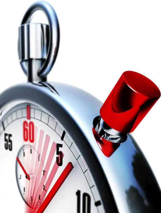Framed Print : High Resolution 3D Stopwatch Print