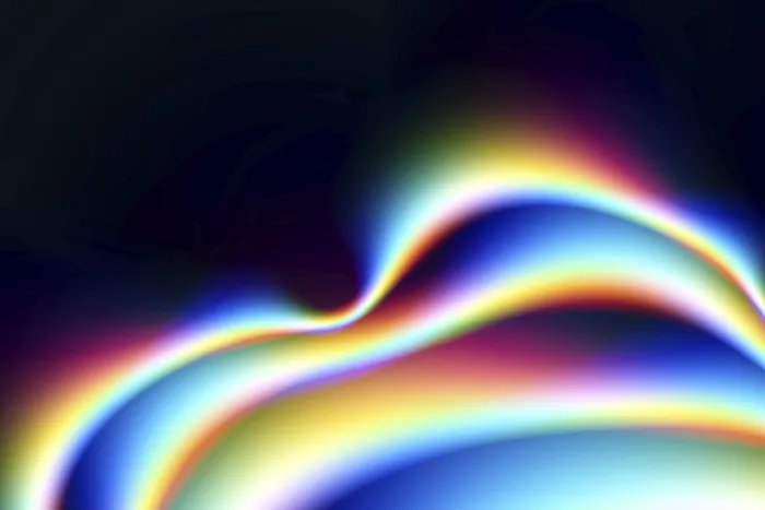 Framed Print : Vibrant Fractal Wave Print in High Resolution Framed Print : Vibrant Fractal Wave Print in High Resolution