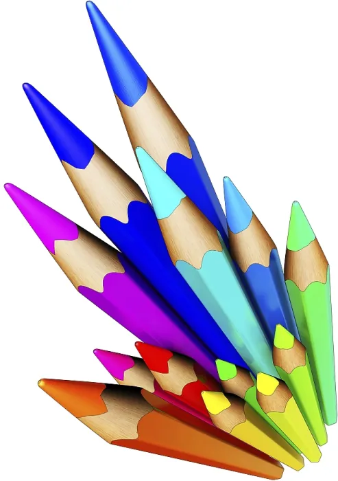 Framed Print : High Resolution Colored Pencils Print Framed Print : High Resolution Colored Pencils Print