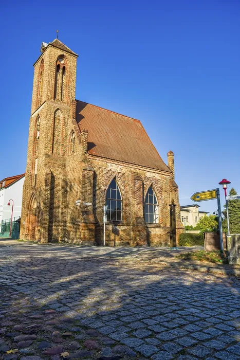 Framed Print : Former Holy Spirit Chapel, Gartz Oder Print, Germany Framed Print : Former Holy Spirit Chapel, Gartz Oder Print, Germany