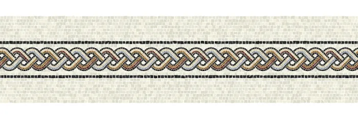 Framed Print : Horizontal Border Mosaic Tiles Print Framed Print : Horizontal Border Mosaic Tiles Print