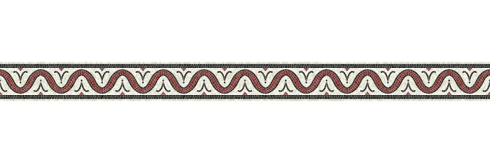 Framed Print : Horizontal Border Mosaic Tiles Print Pattern Framed Print : Horizontal Border Mosaic Tiles Print Pattern