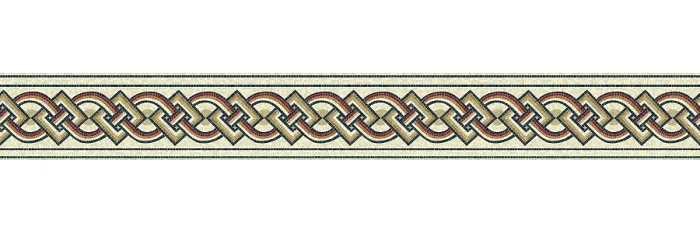 Framed Print : Horizontal Border Mosaic Tiles Print Framed Print : Horizontal Border Mosaic Tiles Print