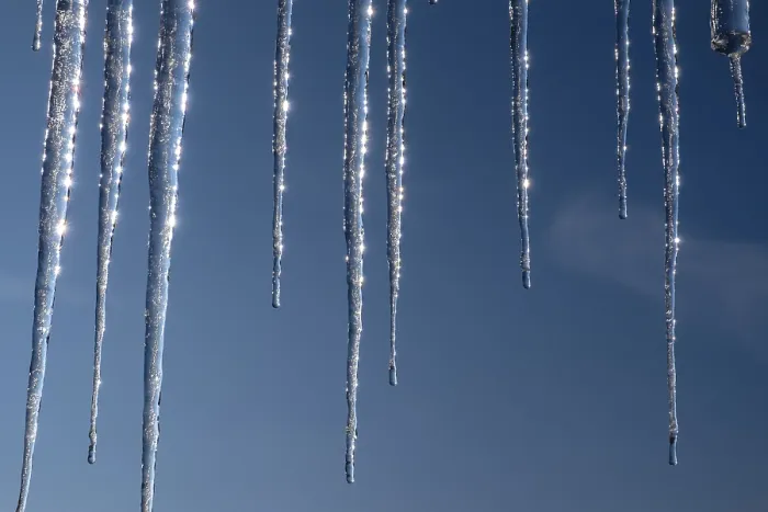 Framed Print : Icicles Icicles Print by Ansel Adams Framed Print : Icicles Icicles Print by Ansel Adams