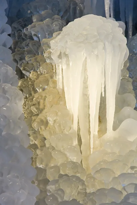 Framed Print : Icicles Formation Print Framed Print : Icicles Formation Print