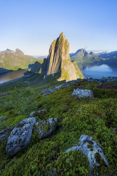 Framed Print : Segla Mountain Print, Senja Island, Norway