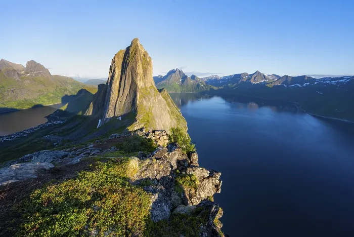 Framed Print : Segla Mountain Print, Senja Island, Norway