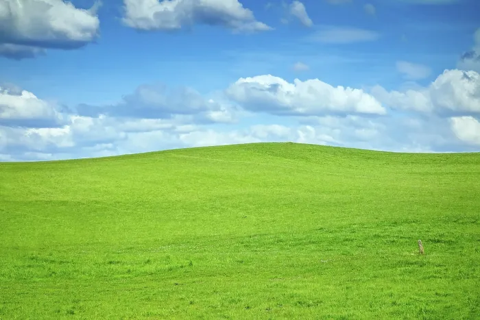 Framed Print : Green Hill Landscape Print Framed Print : Green Hill Landscape Print