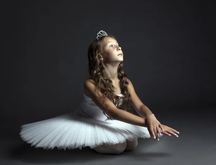 Framed Print : Pensive Young Ballet Dancer Print Framed Print : Pensive Young Ballet Dancer Print