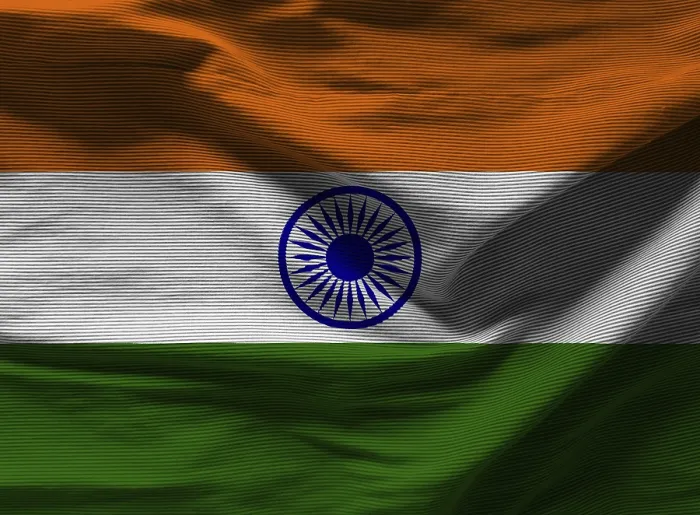 Framed Print : India Flag Print with Texture Background Framed Print : India Flag Print with Texture Background