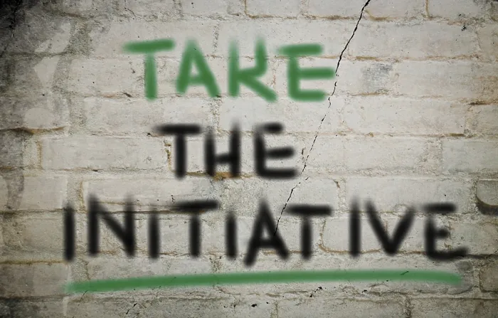 Framed Print : Take The Initiative Concept Print Framed Print : Take The Initiative Concept Print