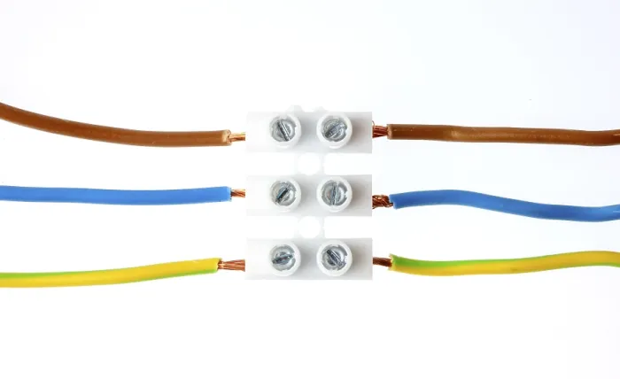 Framed Print : Insulation Screw Joint with Cables Print Framed Print : Insulation Screw Joint with Cables Print