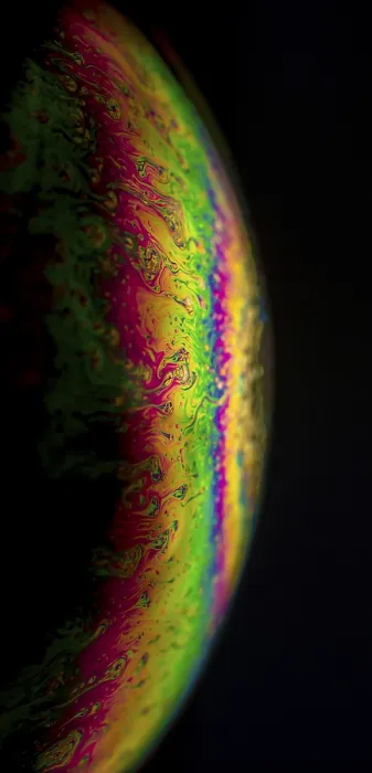 Framed Print : Interference of Light in Equal Thickness Soap Bubble Print Framed Print : Interference of Light in Equal Thickness Soap Bubble Print