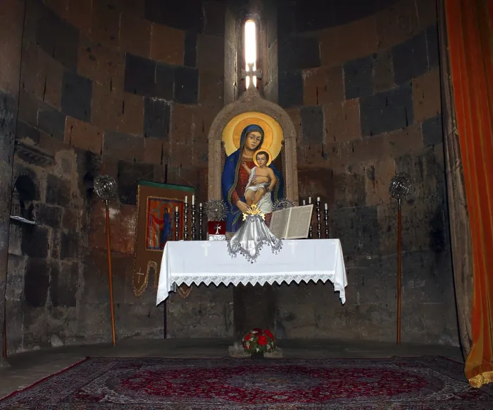 Framed Print : Interior of Armenian Monastery Print, Transcaucasia, Armenia Framed Print : Interior of Armenian Monastery Print, Transcaucasia, Armenia