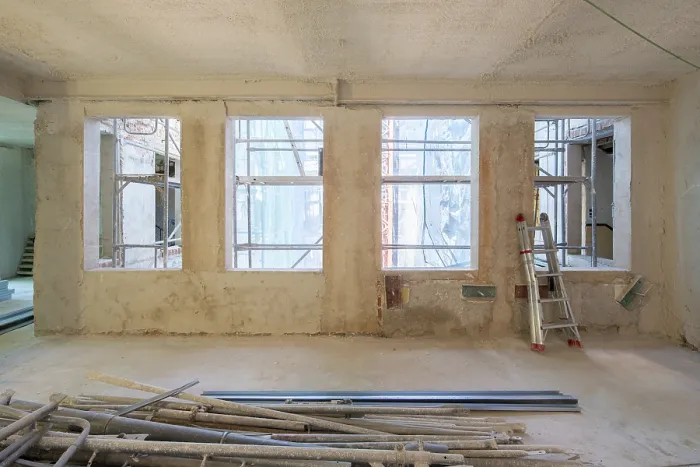 Framed Print : Construction Site Interior Print Framed Print : Construction Site Interior Print