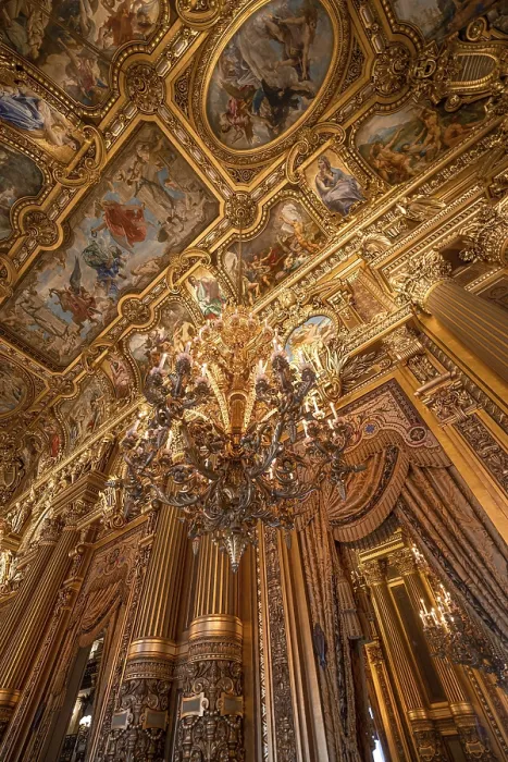 Framed Print : Interior Design of the Opera Garnier Print, Paris Framed Print : Interior Design of the Opera Garnier Print, Paris
