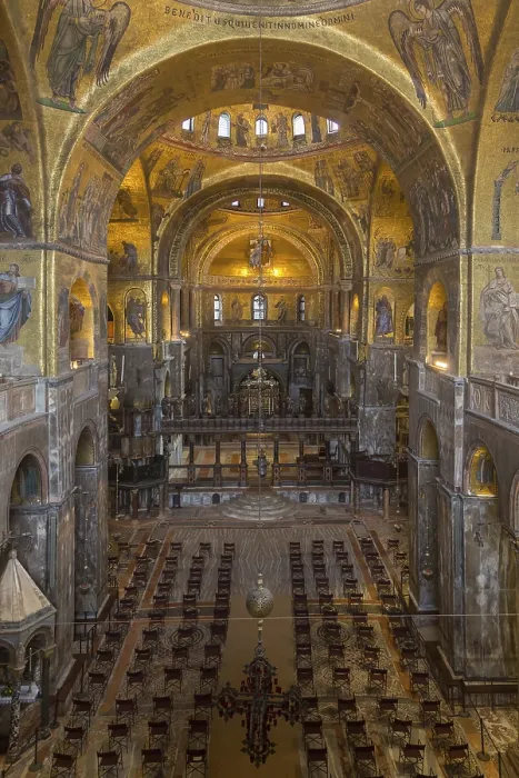 Framed Print : Interior of St. Mark's Cathedral Print, Venice, Italy Framed Print : Interior of St. Mark's Cathedral Print, Venice, Italy