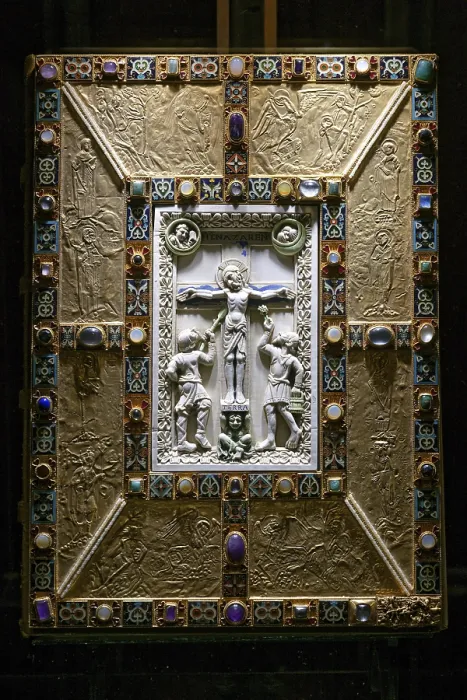 Framed Print : Interior View of Codex Aureus Print, Echternach Abbey Framed Print : Interior View of Codex Aureus Print, Echternach Abbey