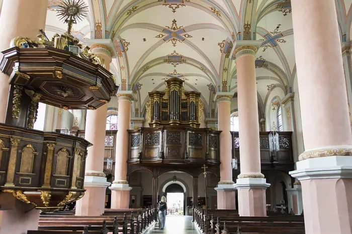 Framed Print : Interior View, Carmelite Monastery Print, Beilstein, Germany Framed Print : Interior View, Carmelite Monastery Print, Beilstein, Germany