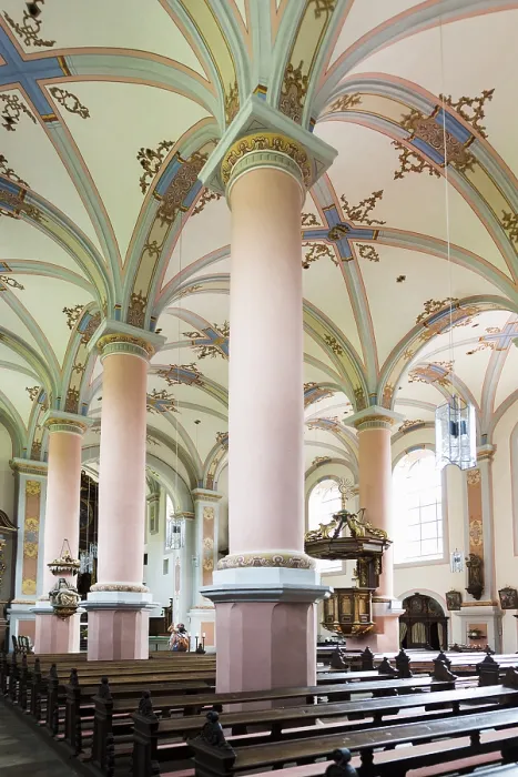 Framed Print : Interior View, Carmelite Monastery Print, Beilstein Germany Framed Print : Interior View, Carmelite Monastery Print, Beilstein Germany