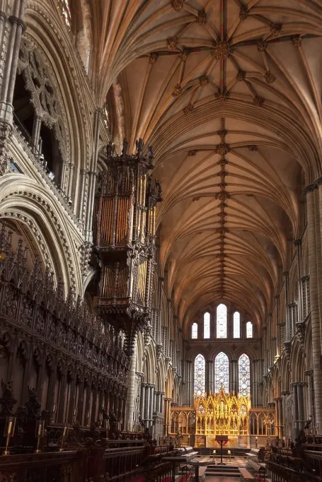 Framed Print : Interior View of Ely Cathedral Print Framed Print : Interior View of Ely Cathedral Print