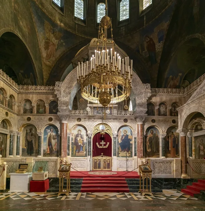 Framed Print : Interior View of Sofia Cathedral Print, Bulgaria Framed Print : Interior View of Sofia Cathedral Print, Bulgaria