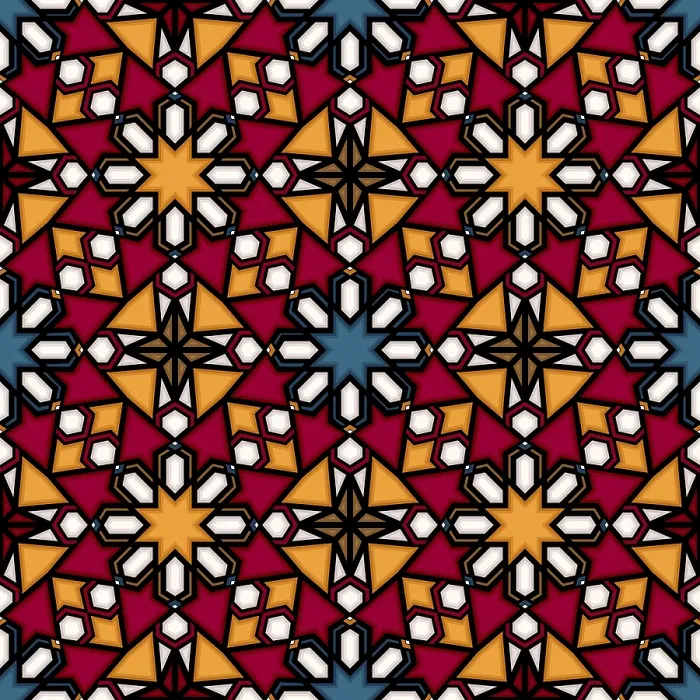 Framed Print : Islamic Geometric Seamless Vector Pattern Print Framed Print : Islamic Geometric Seamless Vector Pattern Print