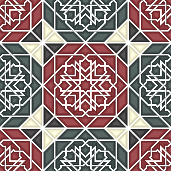 Framed Print : Islamic Geometric Seamless Vector Pattern Print Framed Print : Islamic Geometric Seamless Vector Pattern Print