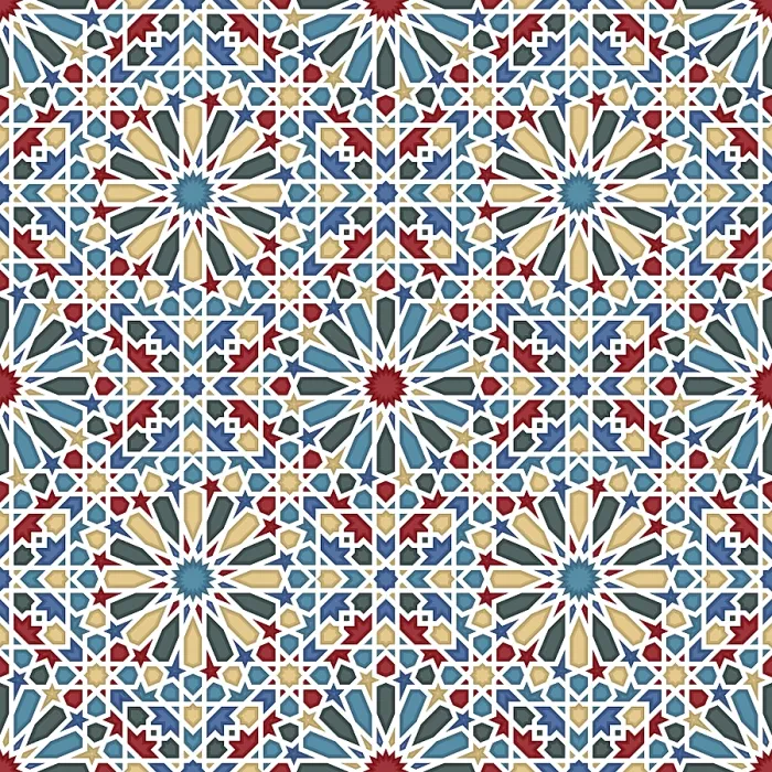 Framed Print : Islamic Geometric Seamless Vector Print Pattern Framed Print : Islamic Geometric Seamless Vector Print Pattern