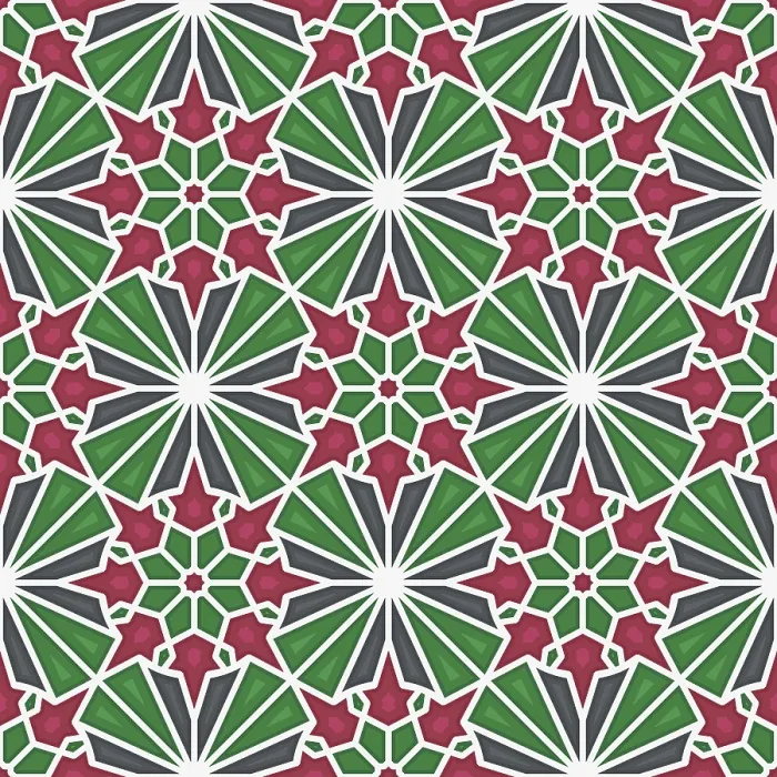 Framed Print : Islamic Geometric Seamless Vector Pattern Print