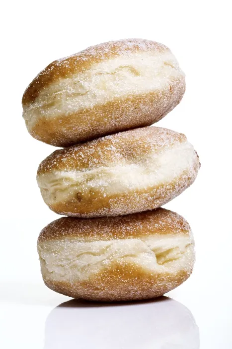Framed Print : Three Jam Donuts Print Framed Print : Three Jam Donuts Print