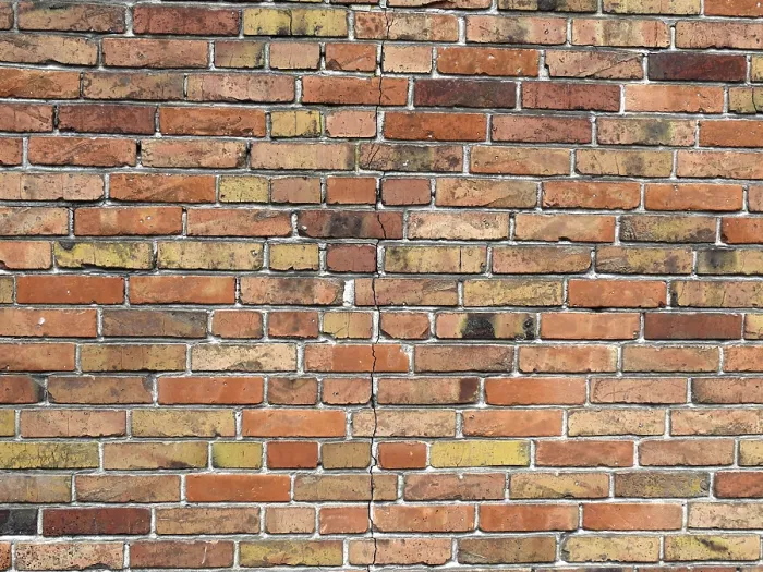 Framed Print : Clinker Bricks with Cracks Print - Horn-Bad Meinberg Framed Print : Clinker Bricks with Cracks Print - Horn-Bad Meinberg