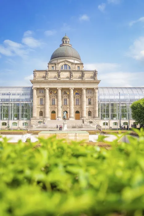 Framed Print : Large Building with Dome and Columns Print, Munich, Germany Framed Print : Large Building with Dome and Columns Print, Munich, Germany
