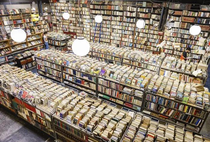Framed Print : The largest second-hand bookstore in Spain Print, El Siglo Framed Print : The largest second-hand bookstore in Spain Print, El Siglo