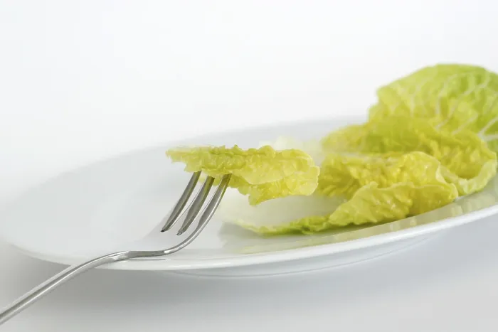 Framed Print : Lettuce Leaf on a Plate Print Framed Print : Lettuce Leaf on a Plate Print