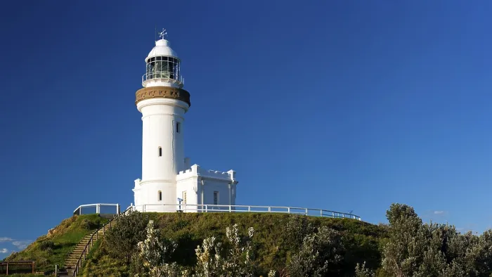 Framed Print : Byron Bay Lighthouse Print, Coastal Architecture Framed Print : Byron Bay Lighthouse Print, Coastal Architecture