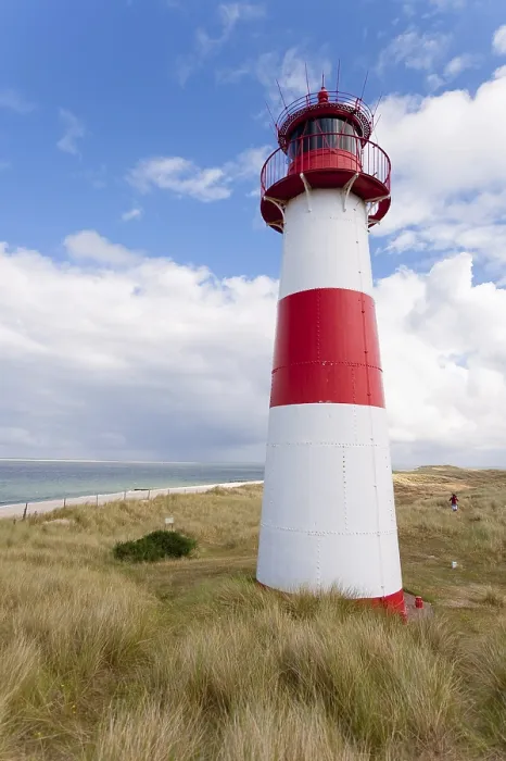 Framed Print : Ellenbogen Lighthouse Print, Sylt Island, North Sea Framed Print : Ellenbogen Lighthouse Print, Sylt Island, North Sea