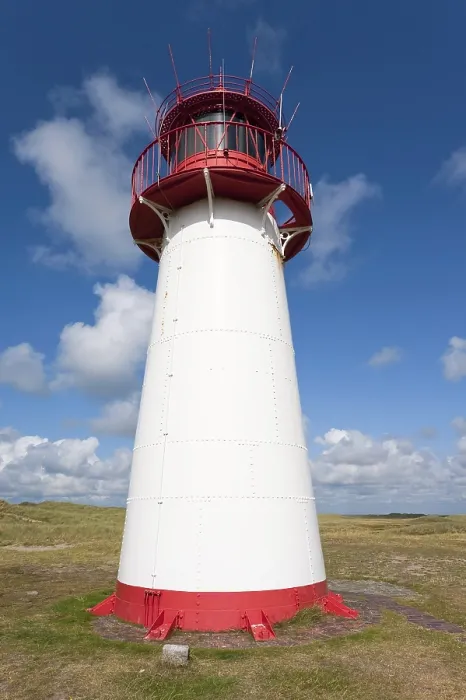 Framed Print : Ellenbogen Lighthouse Print, Sylt Island, North Sea Framed Print : Ellenbogen Lighthouse Print, Sylt Island, North Sea
