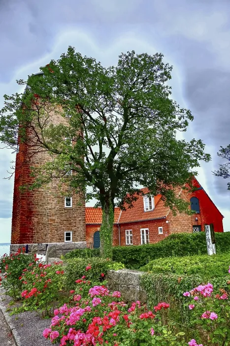 Framed Print : Lighthouse Print - Svaneke, Bornholm, Denmark Framed Print : Lighthouse Print - Svaneke, Bornholm, Denmark