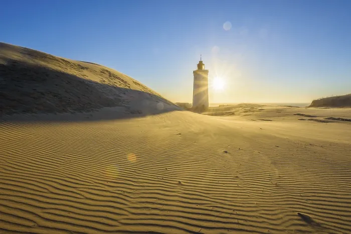 Framed Print : Lighthouse and Dune Rubjerg Knude Print, Lokken, Denmark Framed Print : Lighthouse and Dune Rubjerg Knude Print, Lokken, Denmark