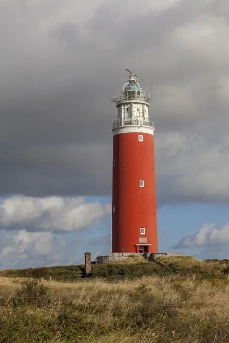 Framed Print : Lighthouse Eierland with dunes Print, Texel, Netherlands Framed Print : Lighthouse Eierland with dunes Print, Texel, Netherlands