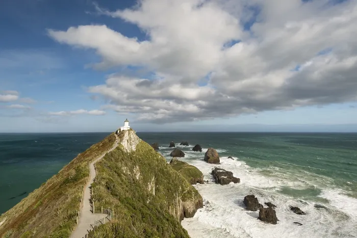 Framed Print : Nugget Point Lighthouse Print, Catlins Coast, New Zealand Framed Print : Nugget Point Lighthouse Print, Catlins Coast, New Zealand