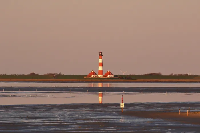 Framed Print : Lighthouse Westerheversand Print, Schleswig-Holstein Germany Framed Print : Lighthouse Westerheversand Print, Schleswig-Holstein Germany