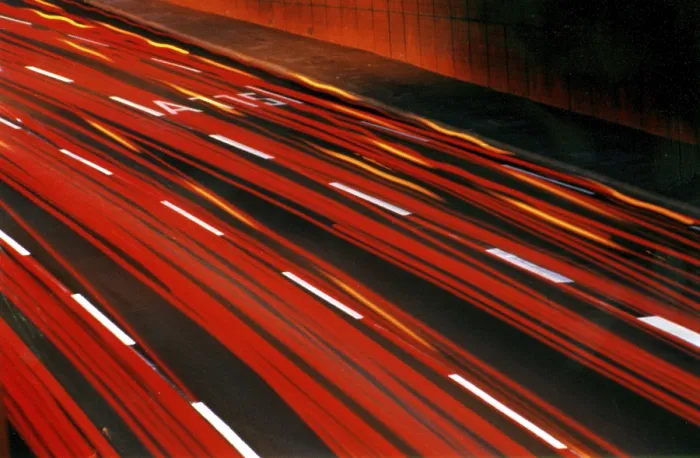Framed Print : Traffic Light Print at Night Framed Print : Traffic Light Print at Night
