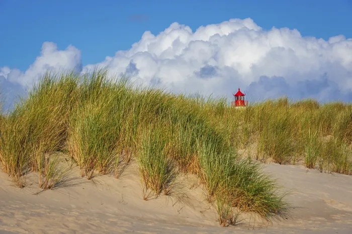 Framed Print : The Lister lighthouse at Ellenbogen Print, Sylt Island Framed Print : The Lister lighthouse at Ellenbogen Print, Sylt Island