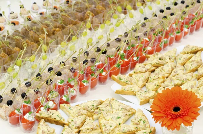 Framed Print : Cold Buffet Print: Refreshing Snacks and Drinks Framed Print : Cold Buffet Print: Refreshing Snacks and Drinks