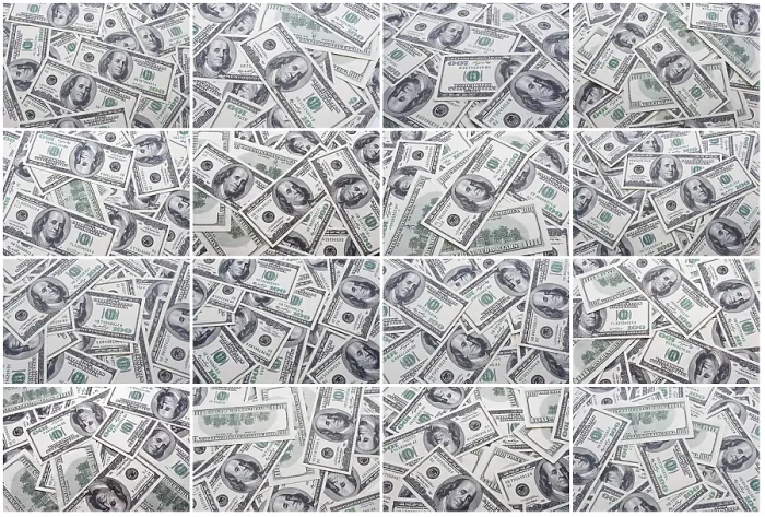 Framed Print : Chaotic Stack of Dollar Notes Print Framed Print : Chaotic Stack of Dollar Notes Print